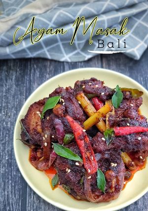 Gambar Ayam Masak Bali Bertambah Nasi!