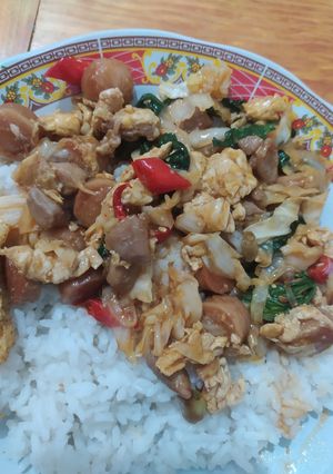Foto resep Nasi gila pedaaas