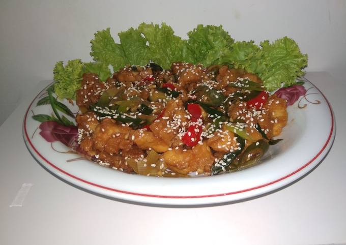 Langkah Mudah untuk Membuat Ayam karage saus teriyaki, Bisa Manjain Lidah