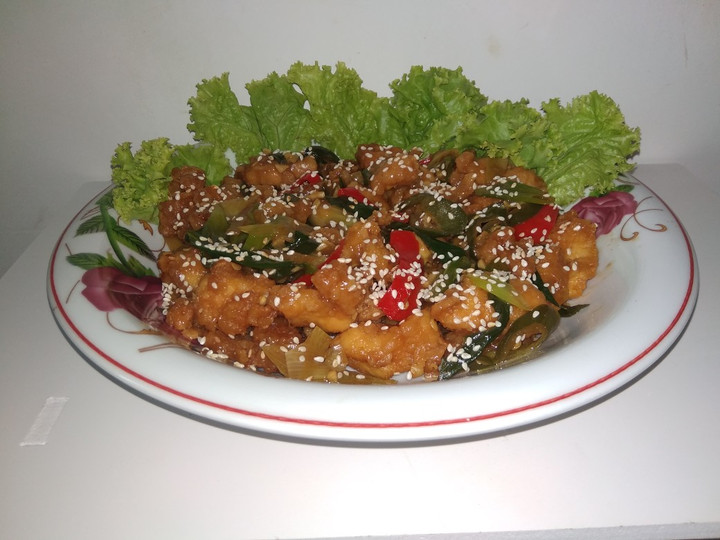 Langkah Mudah untuk Membuat Ayam karage saus teriyaki, Bisa Manjain Lidah