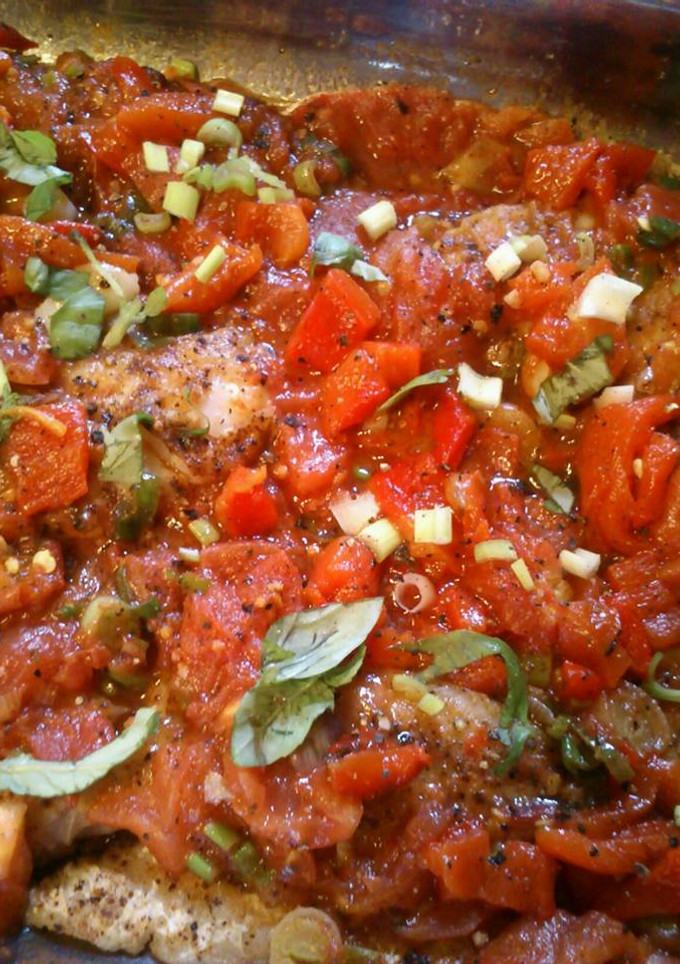 Una foto de Merluza en su salsa