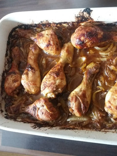 Una foto de Pollo en salsa mostaza