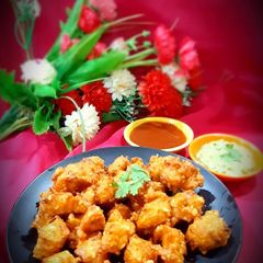 A picture of Moong Dal Pakoda.