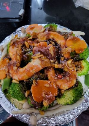 Hình của món Đậu hủ non nướng giấy bạc.