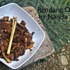 A picture of Rendang Daging #KitaBerbagi.