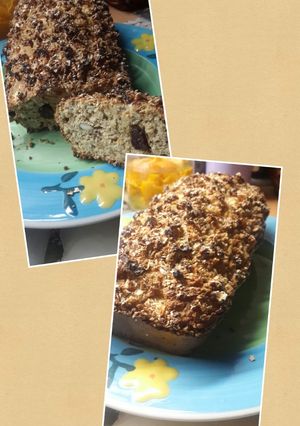 Una foto de Budín de avena frutado sin azúcar🌾🌾
