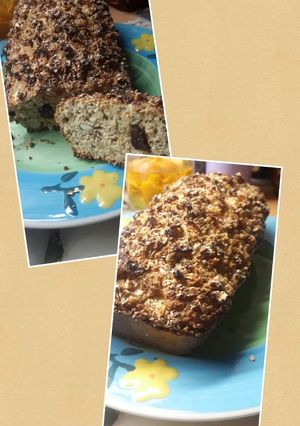 Una foto de Budín de avena   frutado  sin azúcar🌾🌾