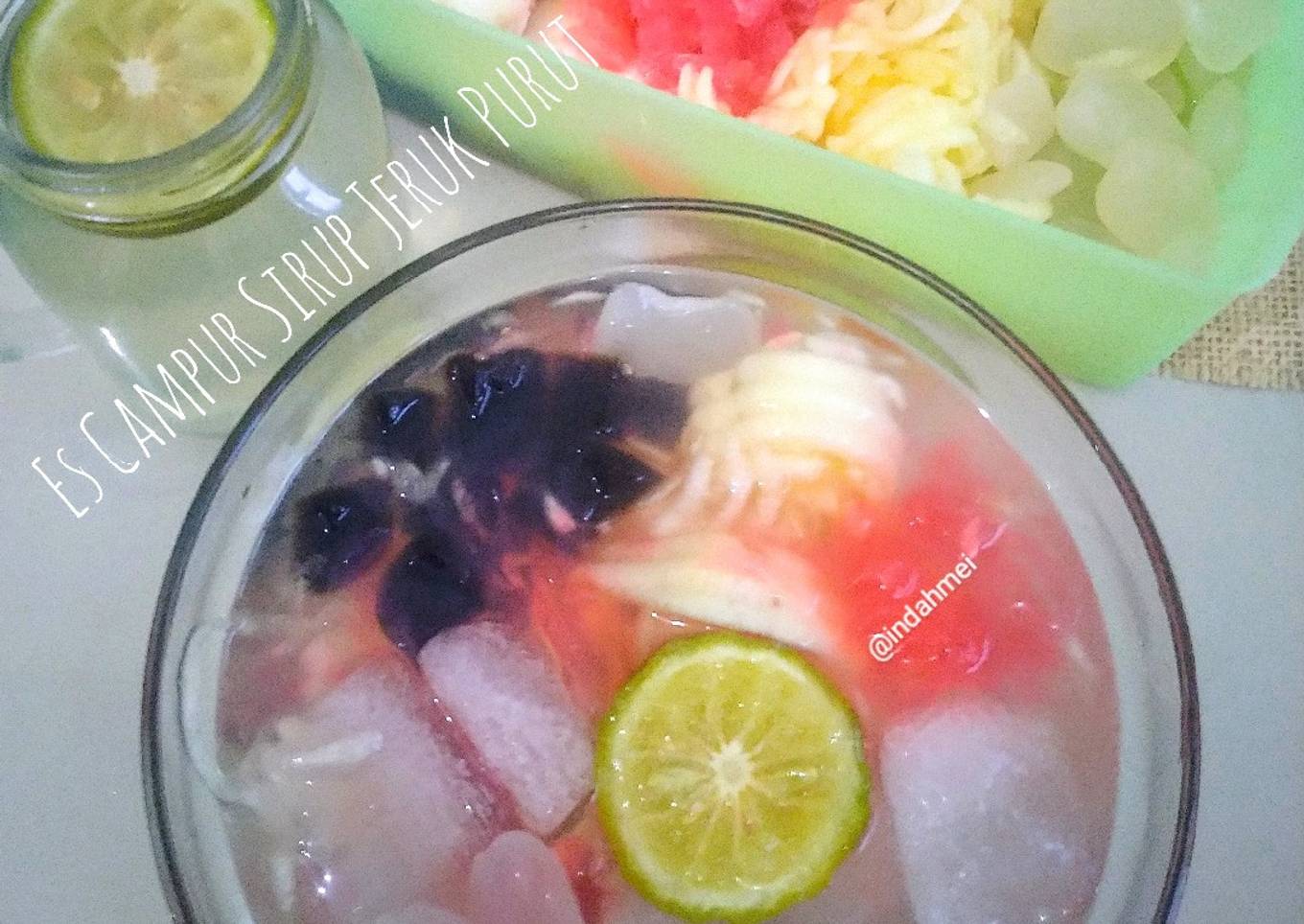 Es Campur Sirup Jeruk Purut