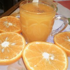 A picture of Healthy orange juice.
