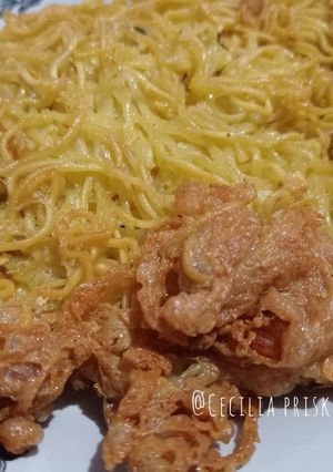 Foto resep Omelet Mie
