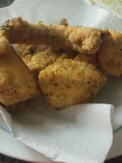Una foto de Pollo frito al vino