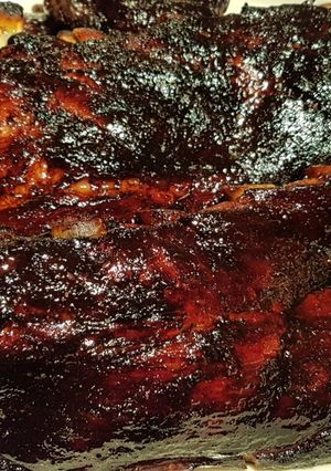 A picture of Teriyaki Garlic Ribs.