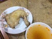 A picture of chicken peper soup