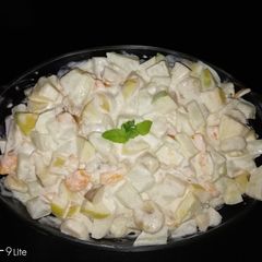 Creamy fruit salad A picture of Creamy fruit salad.