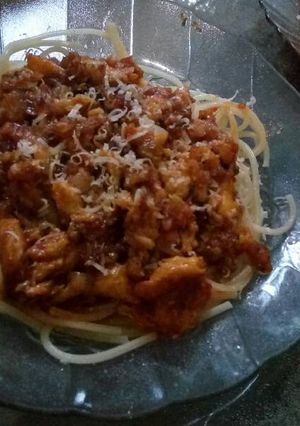 Foto resep Spicy Barbeque with Egg (La Pasta)