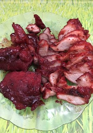 Foto resep Charsiu (daging merah)