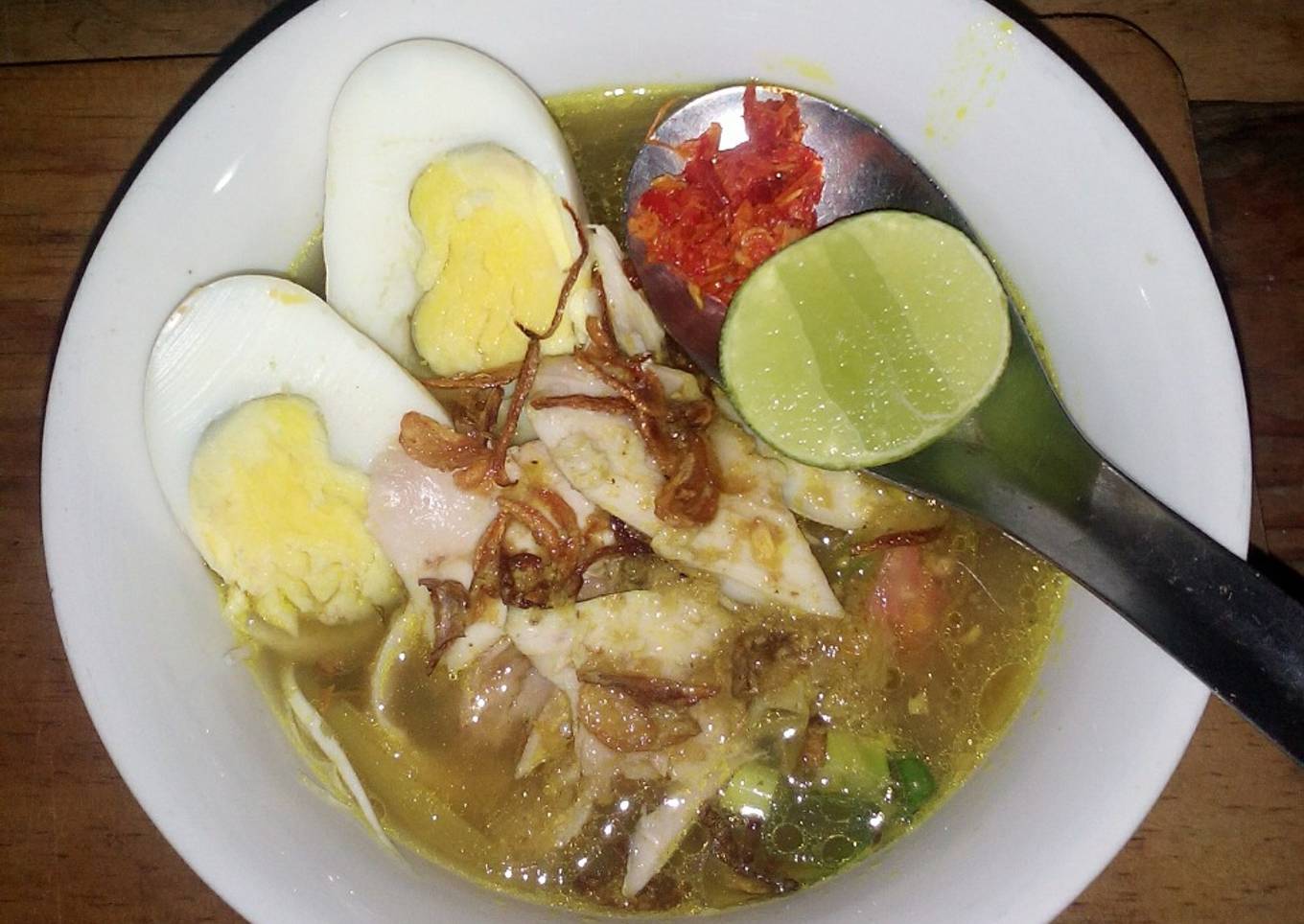 Soto ayam alakadarnya