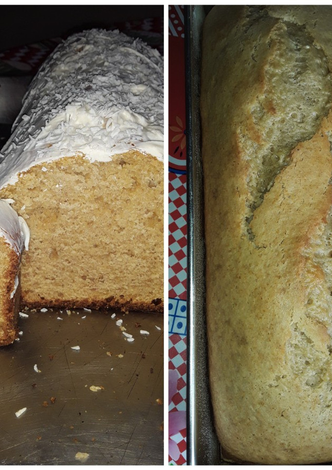 Una foto de Budín de banana split en licuadora