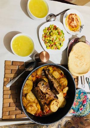 صورة لوصفة صينية سمك بالخضار