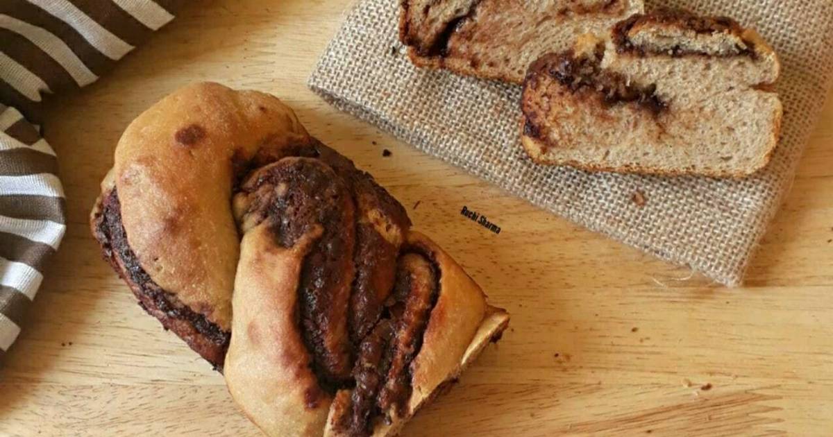 Braided Nutella Bread Recipe By Ruchi Sharma Cookpad