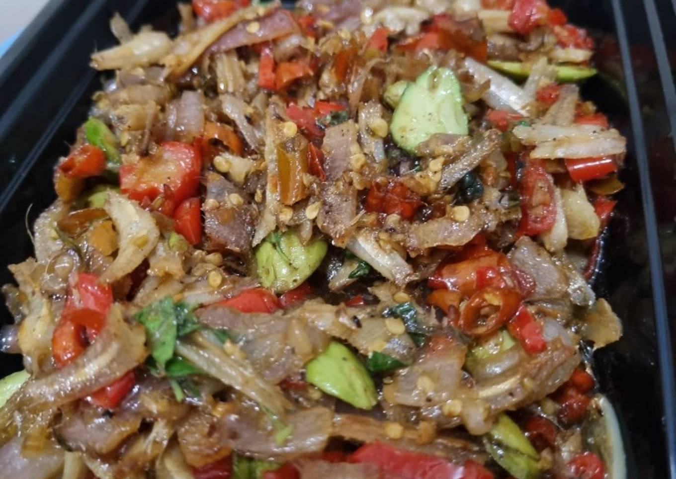 Sambal teri rebus