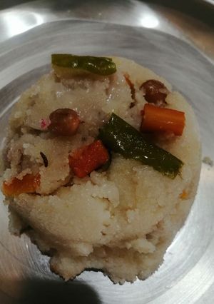 A picture of Carrot upma.