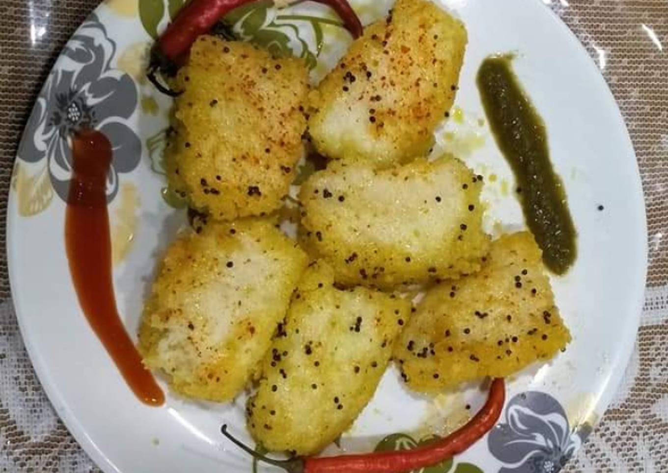 Fry idli