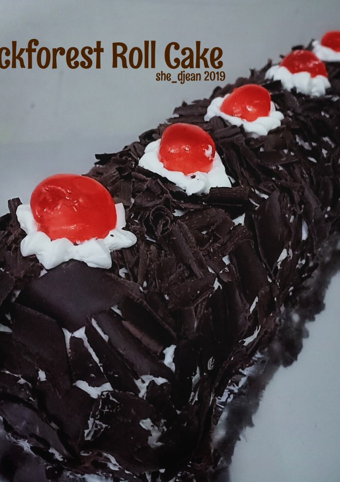 Foto resep Blackforest Roll Cake