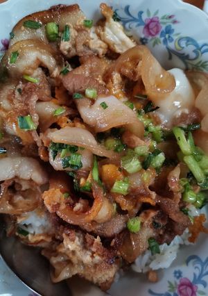 รูปของ ข้าวหน้าหมูซอสเทอริยากิ