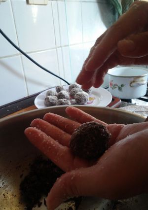 Una foto de Trufas de chocolate sencillas