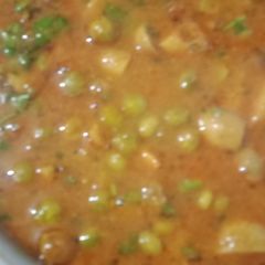 A picture of Mushroom matar.