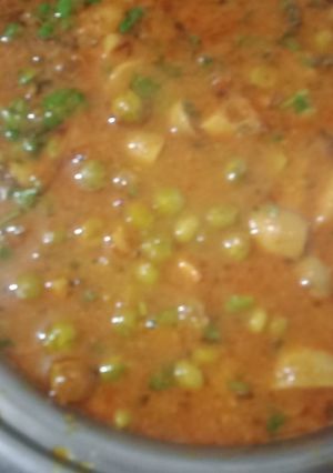A picture of Mushroom matar.