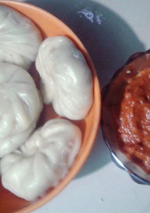 A picture of Veg MOMO.