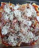 Ravioli relleno de 🧀 con salsa de tomate 🍅