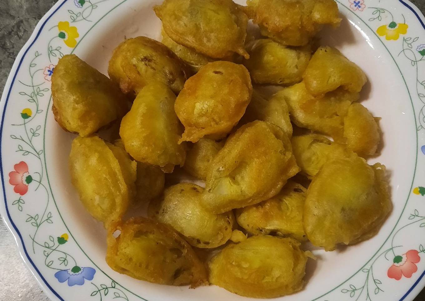 Alcachofas de bote en Tempura