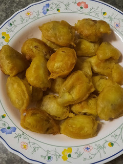 Una foto de Alcachofas de bote en Tempura