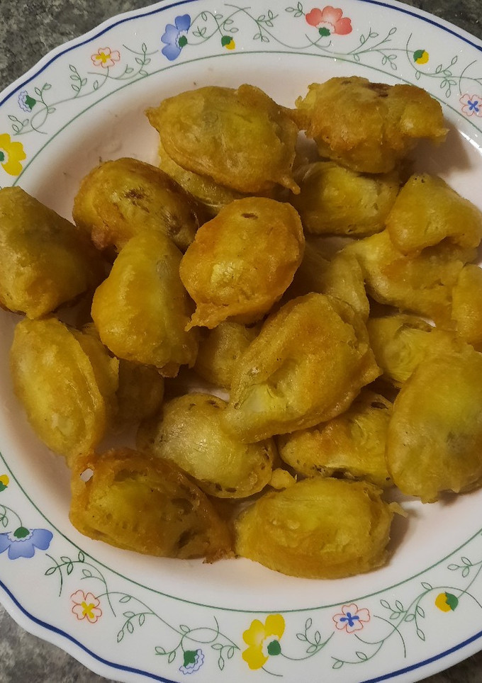 Una foto de Alcachofas de bote en Tempura