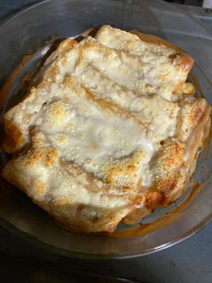 Una foto de Canelones de atún