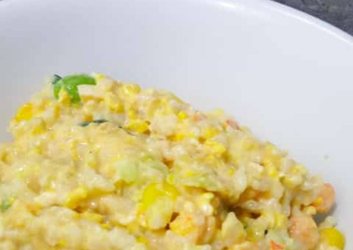 (MPASI 7 Bulan+) Udang Tumis Edamame Kemangi