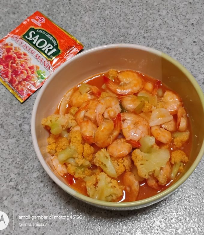 Foto resep Udang asam manis