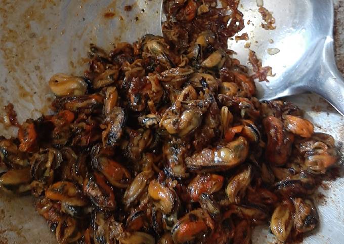 Resep Tumis kerang, recook sambal kerangnya Warteg Rumahan