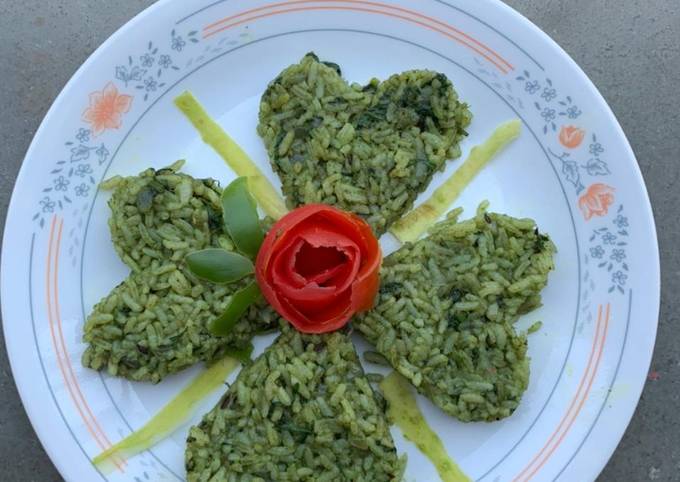 Spinach rice