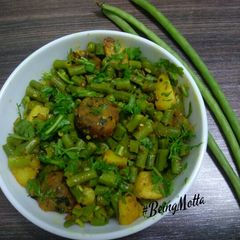 A picture of String beans subzi.