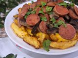 سیب زمینی با دیپ چدار 😋
