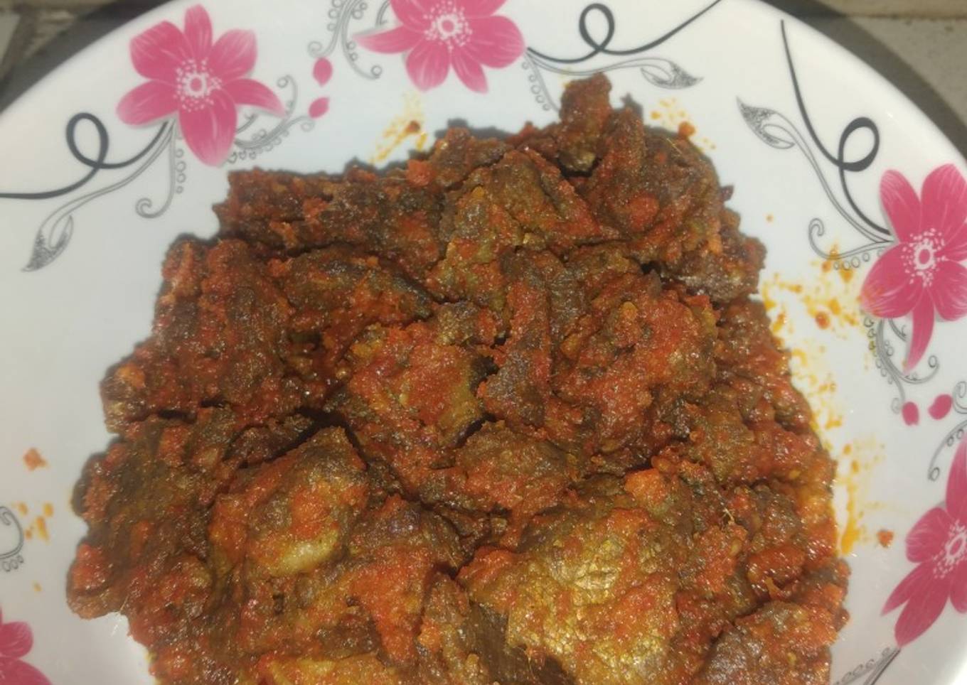 Dendeng Sapi Balado (Padang)