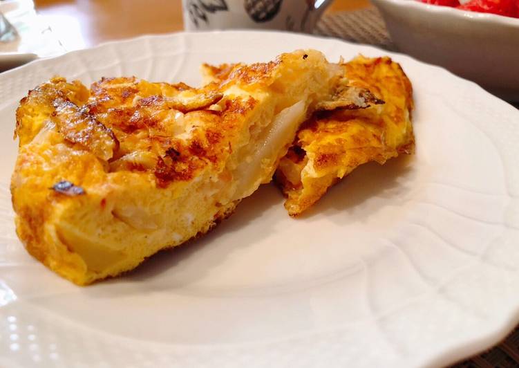 Simple Way to Make Super Quick Homemade Spanish omelette for weekend breakfast