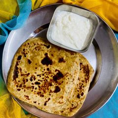A picture of Masala paratha.
