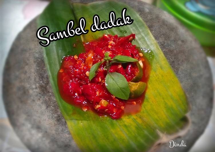 Resep Sambal dadak warung sunda ala erna&#39;s kitchen, Lezat