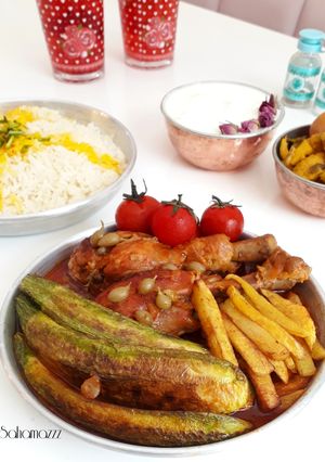 عکسی از دستور خورش کدو مسما
