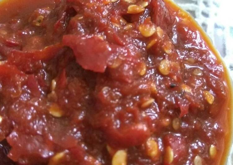 Sambal Terasi Segar Dadakan